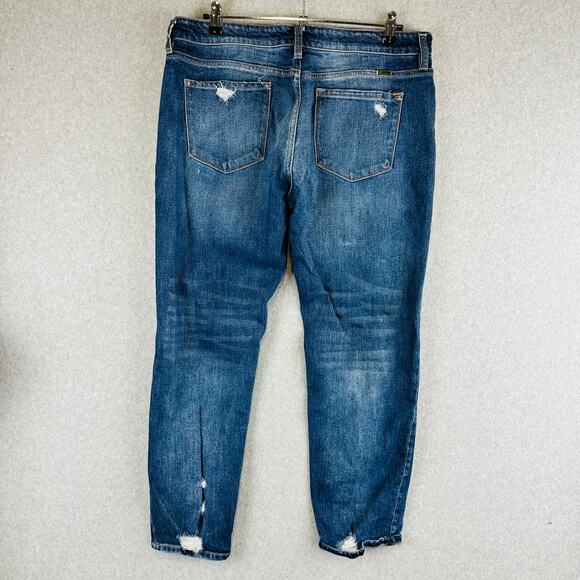 KanCan Womans Sz 15/31 Jeans Distressed Cotton Blend Pockets Blue - Picture 6 of 8